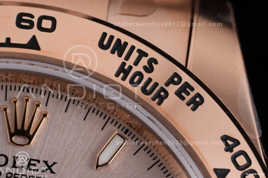 Best Edition Sub-dial VSF 1:1 DD Dial Gain Sophisticated Oyster RG Black Weight Bracelet On 786 Daytona 126505 1226